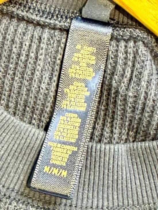 Skims Dark Blue Ribbed Muscle Tee Size Medium - Picture 6 of 7